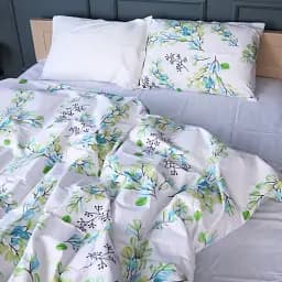 Комплект постільної білизни MirSon 17-0707 Spring Branches бязь 160 х 220 см (2200010618594)