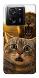 Чохол Demsky Shocked cat and lion для Xiaomi 13T
