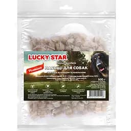 Лакомства для собак Lucky Star Кость-узелок из сыромятной кожи 500 г