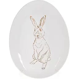 Набор BonaDi 4 керамических овальных блюд Bunny 27х20х2 см kuh0007094