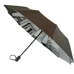 Женский складной зонтик полуавтомат Bellissimo 102 см серый