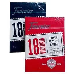 Карти гральні Fournier 18 Victoria Standard Index (red blue) (02389)