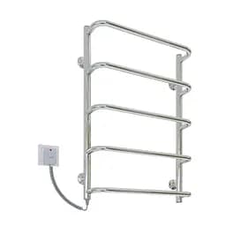 Електрична рушникосушарка Kosser Скоба 700x500/5 ЕL рег. ДС09EL, Хром, Ліве