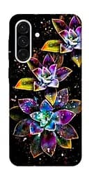 Чохол Demsky Flowers on black для Samsung Galaxy A36 5G