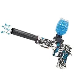 Пістолет G 930-2 автоматичний, стріляє орбізами та м'якими патронами, акумулятор 3.7V, USB-кабель,, білий