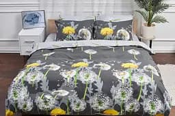 Комплект постельного белья Moon&Star King Size 220x240 наволочки 4х50х70 Dandelion Бязь Gold Люкс