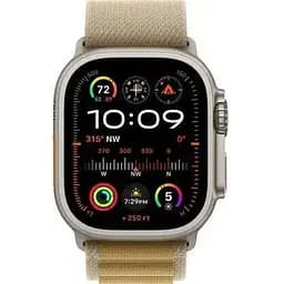 Смарт-годинник Apple Watch Ultra 2 GPS + Cellular 49mm Natural Titan. Case w. Tan Alpine Loop - Medium (MX4F3) - мініатюра 2