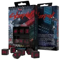 Набор кубиков Cyberpunk Red Essential Dice Set , 6 шт. (SCPE01)