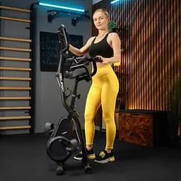 Велотренажер складаний Trex Sport TX-390XB TRIBER магнітний чорний - мініатюра 4