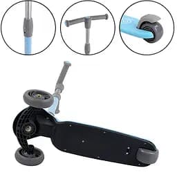 Триколісний самокат Best Scooter ЦБ-00245759 блакитний - мініатюра 7