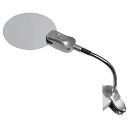 Настольная лупа на прищепке для рукоделия, 2.5X увеличение, диаметр 90 мм Magnifier 4B-4