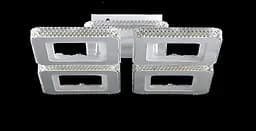 Сучасна стельова LED-люстра LT8013/4 WT - 4xLED, 50 см, з димером і пультом