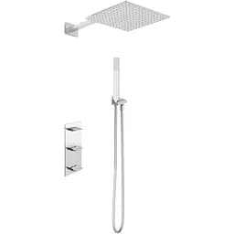 Душова система Kohlman Excelent 25 chrome + BOX прихованого монтажу KPL-QW217HQ25, Хром