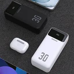 Павербанк Dudao Black 30 000 mAh / 22.5 Вт (6977196682478) - мініатюра 2