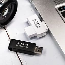 USB флеш накопичувач ADATA 64GB UC310 Black USB 3.0 (UC310-64G-RBK) - мініатюра 9