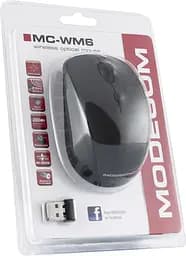 Мишка Modecom MC-WM6 бездротова 3 кнопки 1600dpi нано ресівер чорна - мініатюра 3