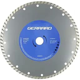 Диск алмазний Gerrard Turbo 230 x 22.23 мм (128611)