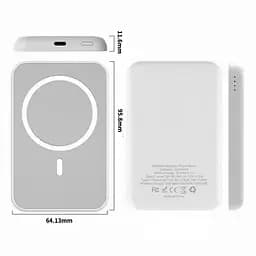 Power Bank MagSafe Battery Pack 10000 mAh магнітний бездротовий зарядний пристрій 20 Вт - мініатюра 2