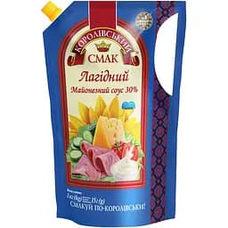 Майонезный соус Королівський смак Нежный 30% 1 кг