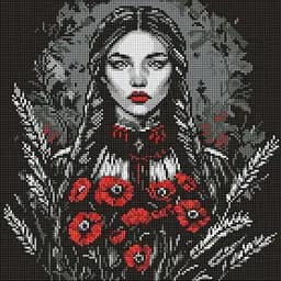 Набір з алмазною мозаїкою "Жіноча сила" 40×40 см (AMO8223)