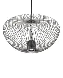 Підвісний світильник, люстра Nowodvorski 11245 Pumpkin M GU10 1x10W IP20 Темно-сірий - мініатюра 4