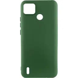Чехол Lakshmi Silicone Cover (A) для Tecno POP 5 Зеленый / Dark green