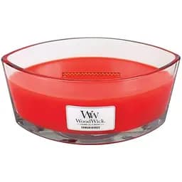 Свічка Woodwick Ellipse Crimson Berries Різдвяні ягоди 453 г (76080E) - мініатюра 2