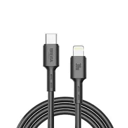 Кабель Brevia Type-C to Lightning 30W 2 м, чорний ZIP (51200BCLZ1)
