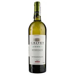 Вино Calvet Reserve Sauvignon Blanc Bordeaux белое сухое 0.75 л