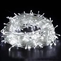 Світлодіодна гірлянда No Brand 260 LED класична 5 мм 15 м з прозорим дротом та білим світлом (1130-03) - мініатюра 5