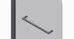 Шторки скляні на ванну Koer SR BS02-80x140-TR-01 прозоре скло 6 мм, хром KR5401, Універсальна, прозорий, хром - мініатюра 10