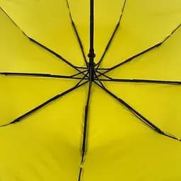 Жіноча складана парасолька напівавтомат Toprain 101 см жовта - мініатюра 7