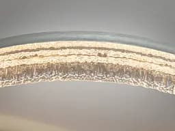 Стельова LED люстра Diasha 8819/600+400 золото 100W пульт - мініатюра 5