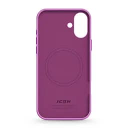 Силиконовый чехол с MagSafe для Apple iPhone 16 Plus, ICON2 MagCase, фиолетовый, противоударный, панель с мягкой подкладкой, защита всего корпуса, поддержка беспроводной зарядки, совместим с защитными стеклами и пленками, ArmorStandart (ARM80187) - мініатюра 2