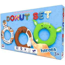 Набор для креативного творчества Moon Light Clay Donut Set Heroes 70089 легкий прыгающий пластилин
