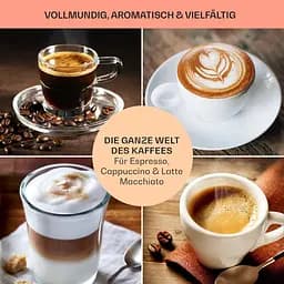 Кавоварка Klarstein Arabica Comfort 1350 W 20 бар (10041524) Бронза - мініатюра 5