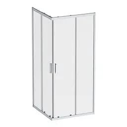 Душове огородження Square Slide AM.PM Gem 120×80 см, прозоре скло, хром матовий профіль W90UG-403-120280-MT