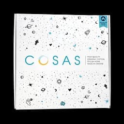 Підковдра дитяча Cosas Grey Stars 110х140 см сіра (StarZig_ZigGrey_140q) - мініатюра 3