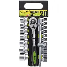 Набор головок Alloid 1/2, 8-32 мм 20 предметов (НГ-4020П)