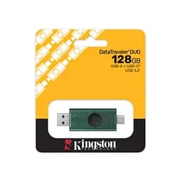Накопичувач 128GB USB 3.2 Type-A + Type-C DT DuoG2 Kingston teh0013423 - мініатюра 5