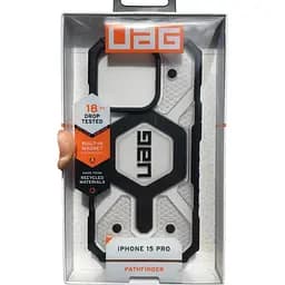 Протиударний чохол UAG Pathfinder MagSafe для iPhone 15 Pro (6.1") Clear Ice (114281114343)