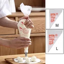 Набор мешков кондитерских одноразовых полиэтиленовых (100 шт.) L (36х30х20 см), Master Прозрачный 85474