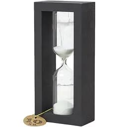 Пісочний годинник настільний Склоприлад 4-27, 10 хвилин, чорний (300585)