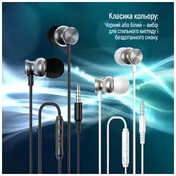 Навушники ColorWay 3.5 mm Wired Earphone UrbanBeat Black (CW-WD03BK) - мініатюра 12