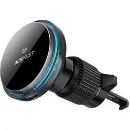 Автодержатель с БЗП Acefast D61 Magnetic Wireless Charging 15 Вт, серый