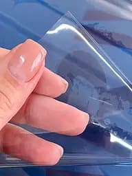 Силіконова скатертина Crystal М'яке скло 70х70 см 0.5 мм (500 мікрон) - мініатюра 4