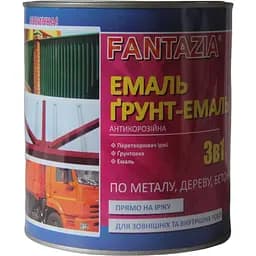 Ґрунт-емаль по іржі 3 в 1 Fantazia коричнева 2.6 л