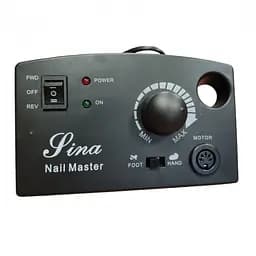 Фрезер для манікюру та педикюру 30000 оборотів чорний Nail Master Lina 5227