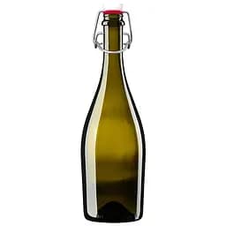 Бутылка для шампанского Mazhura Chanmpagne с бугельной пробкой 750 мл зеленая (mz727757)