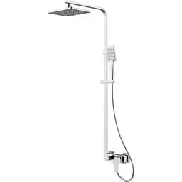 Душова система Volle Sistema L верхній душ 260x188 мм хром 1582.090201, Хром